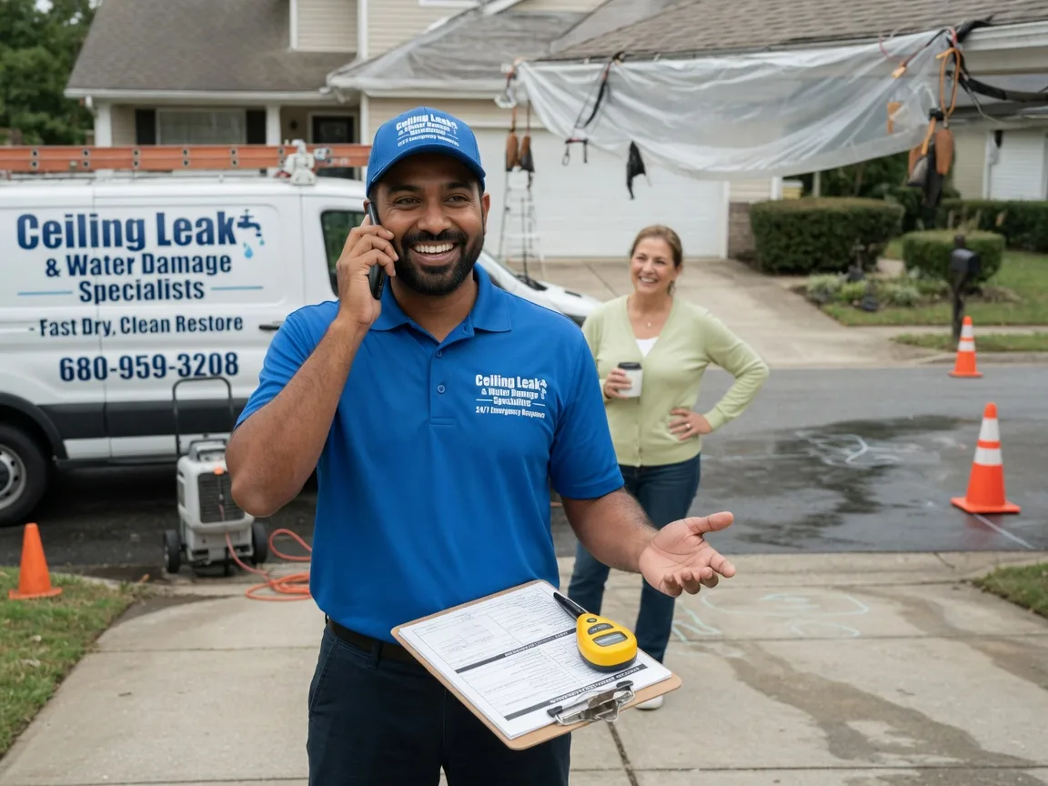 Ceiling Leak Cleanup Presque Isle, WI FAQs